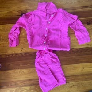 Pink Short Set